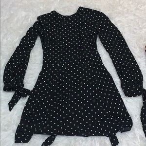 Polka dot mini dress